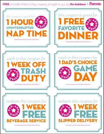 Fathers Day Coupons