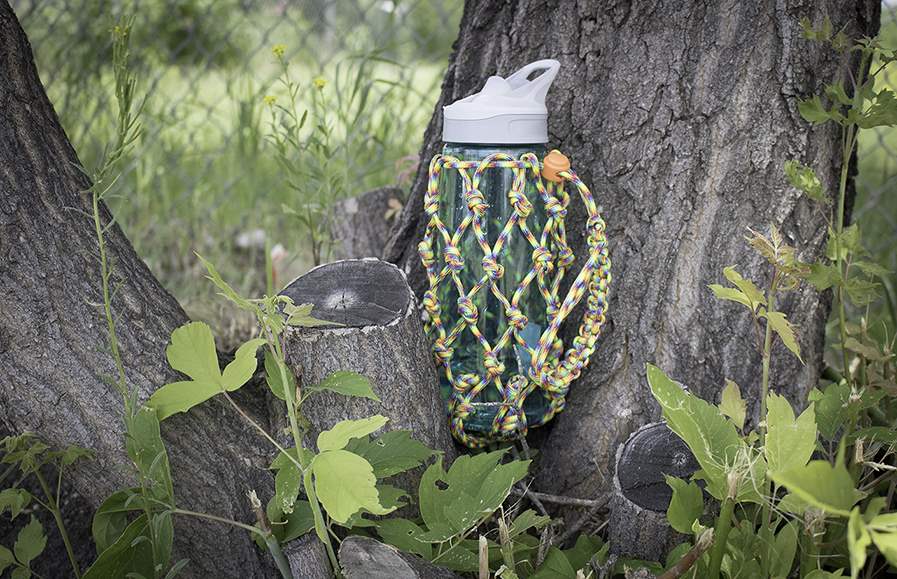 Water Bottle Paracord Net Sleeves